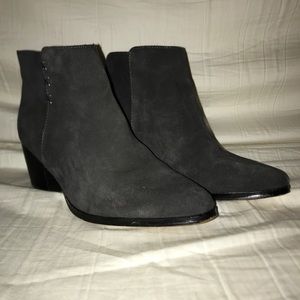 Dark gray boots